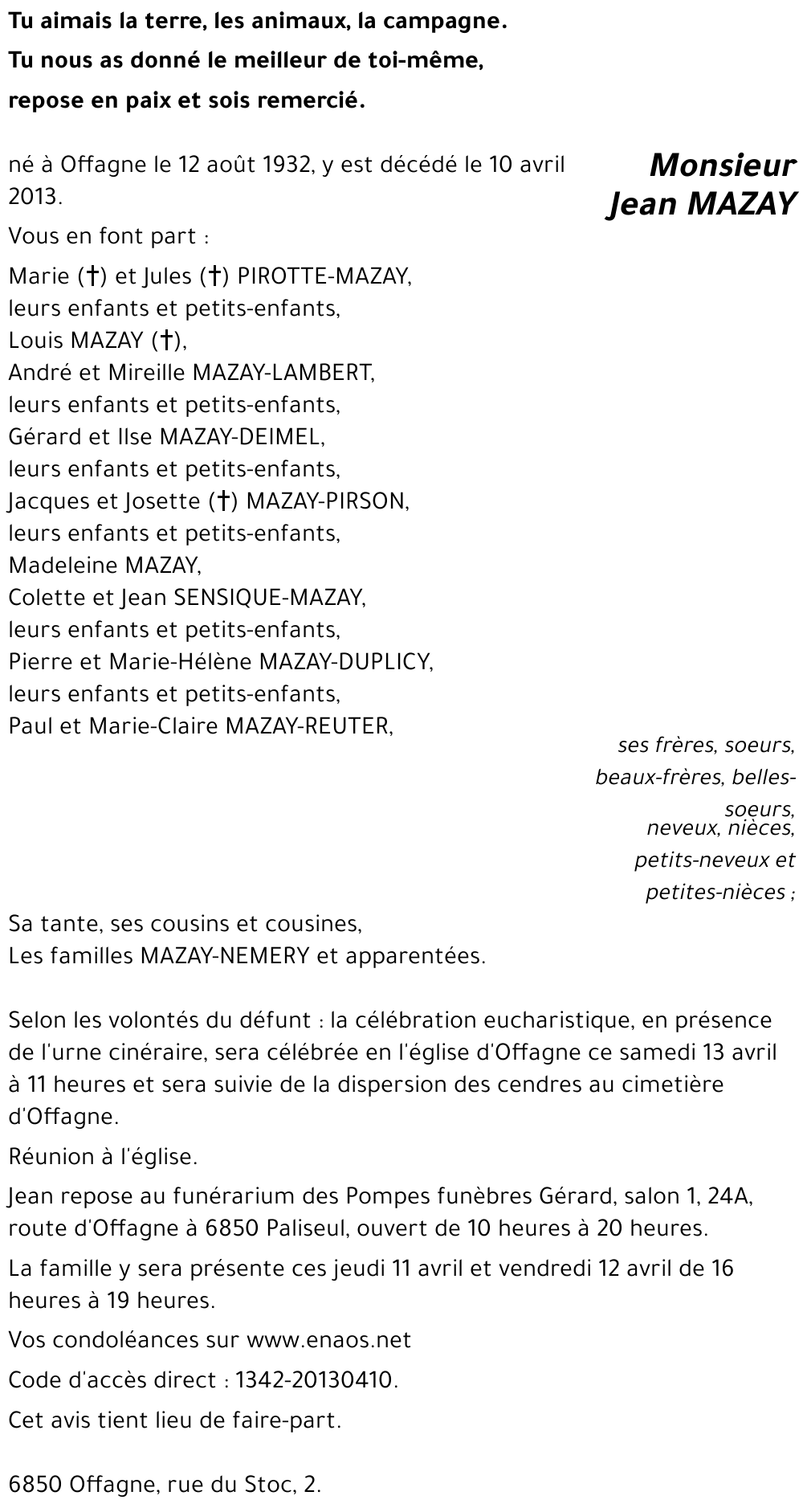 Jean MAZAY