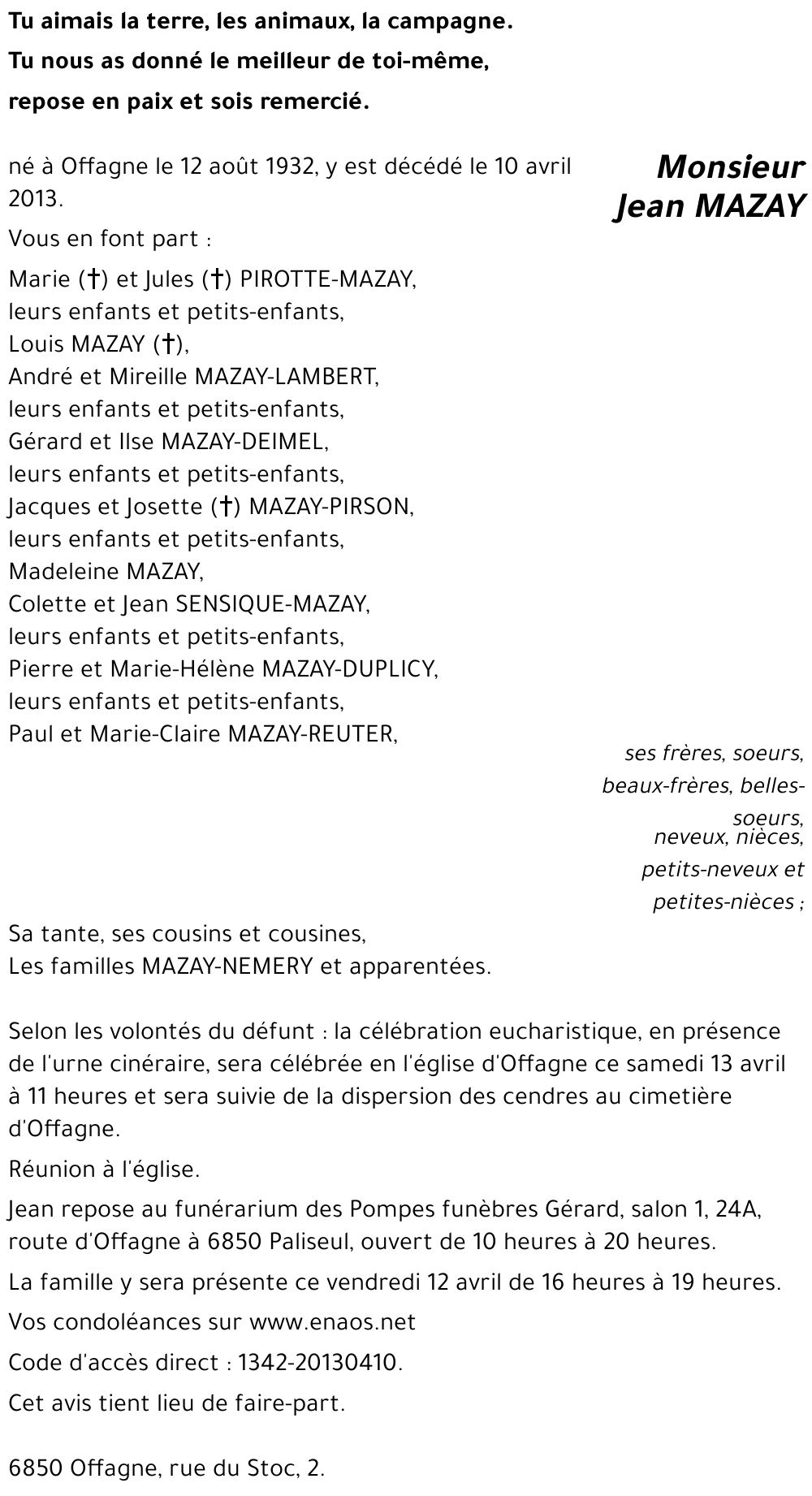 Jean MAZAY
