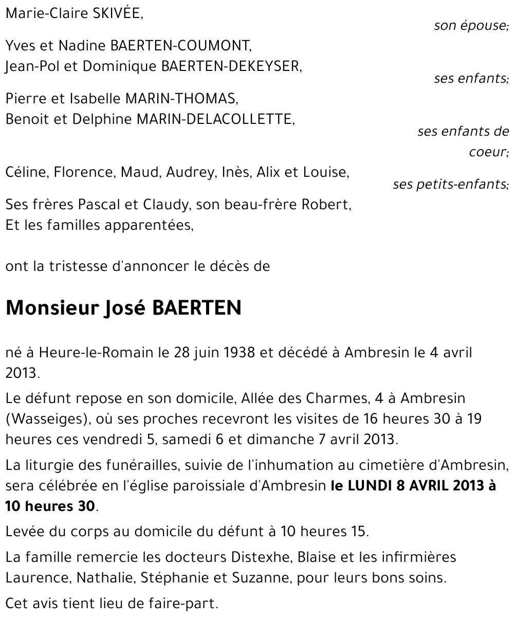 José BAERTEN