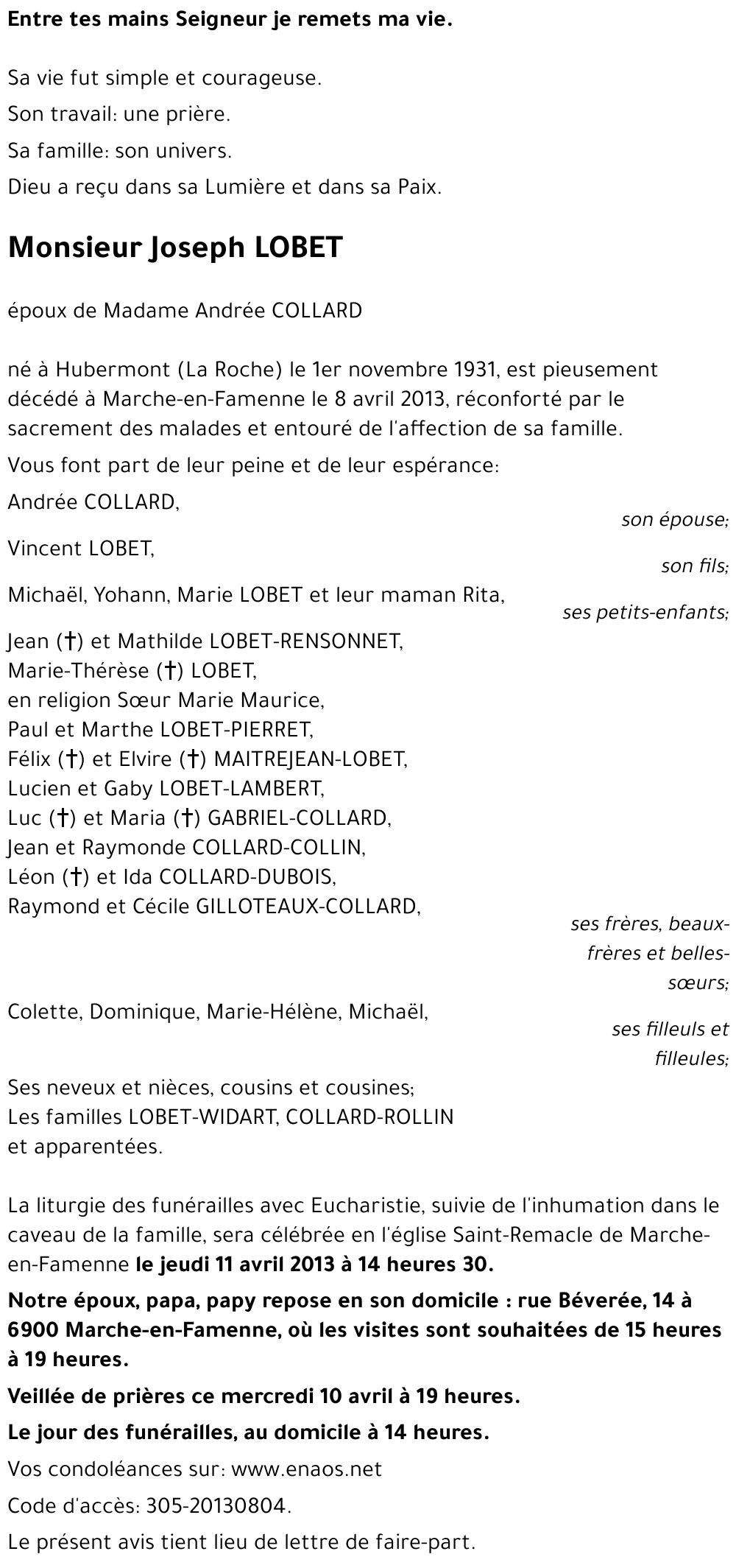 Joseph LOBET