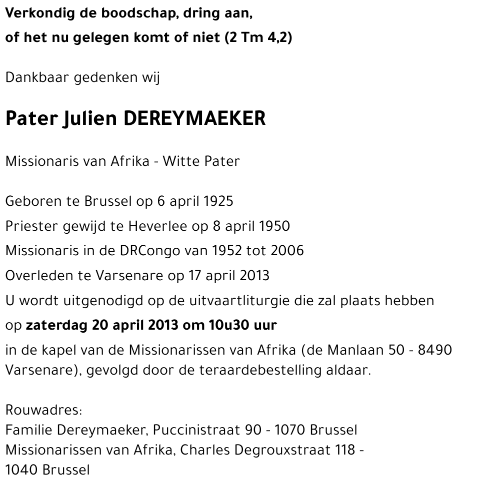 Julien DEREYMAEKER