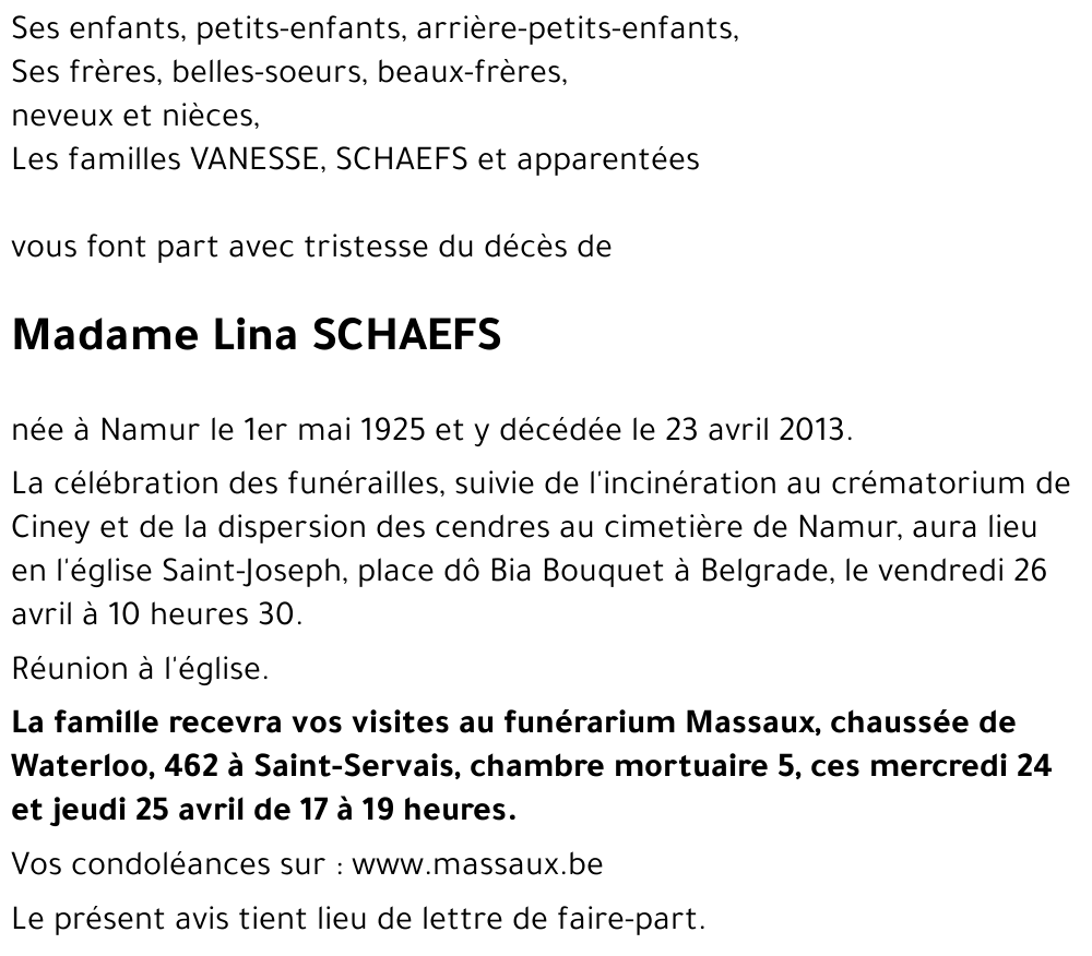 Lina SCHAEFS