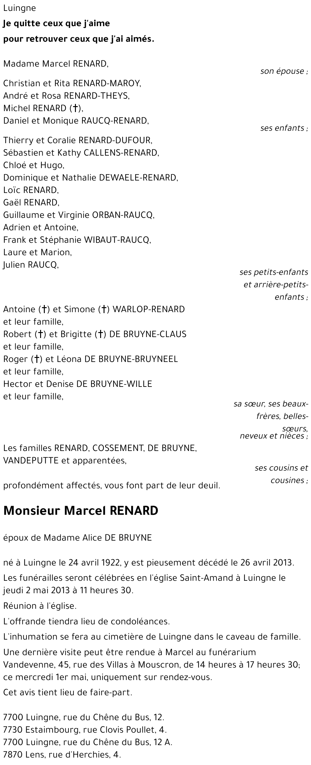 Marcel RENARD