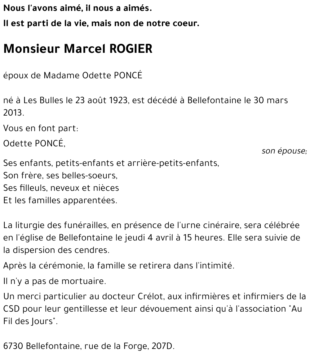 Marcel ROGIER