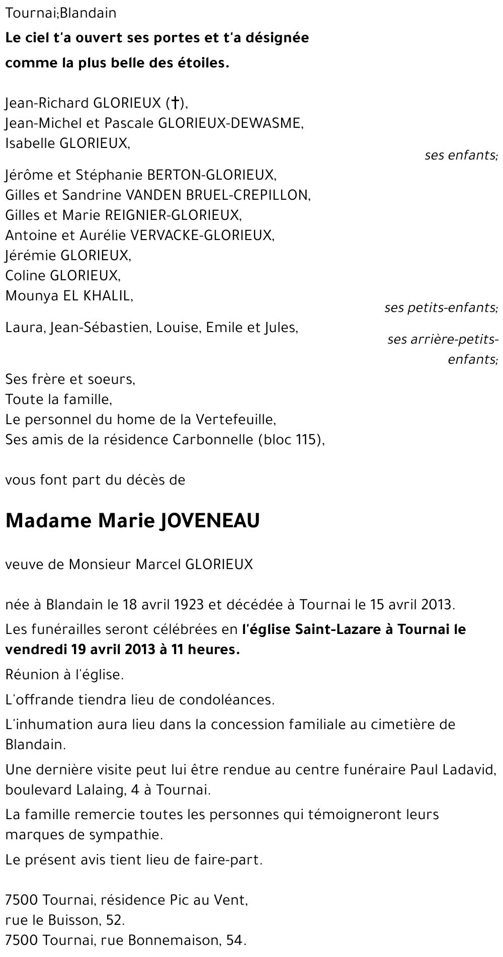 Marie JOVENEAU