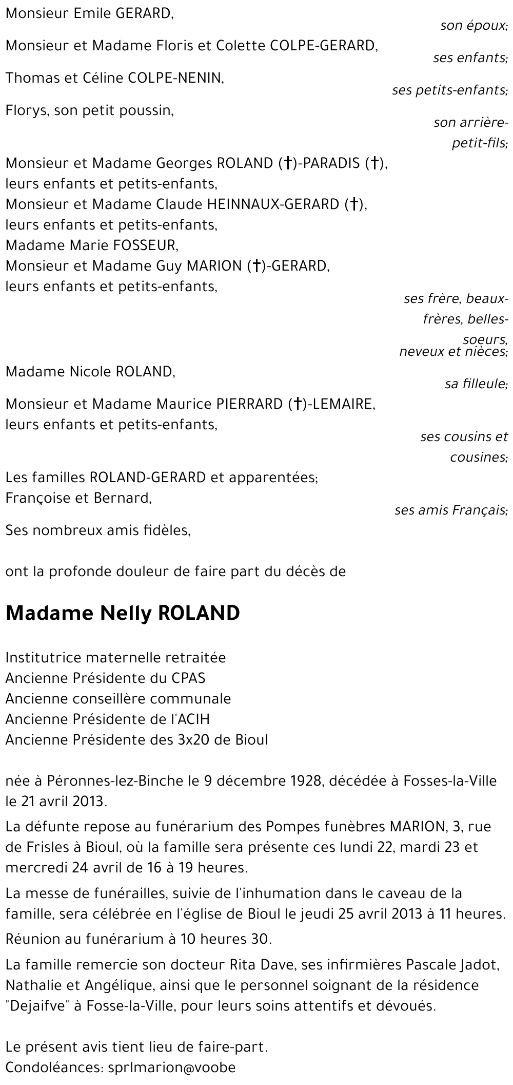 Nelly ROLAND