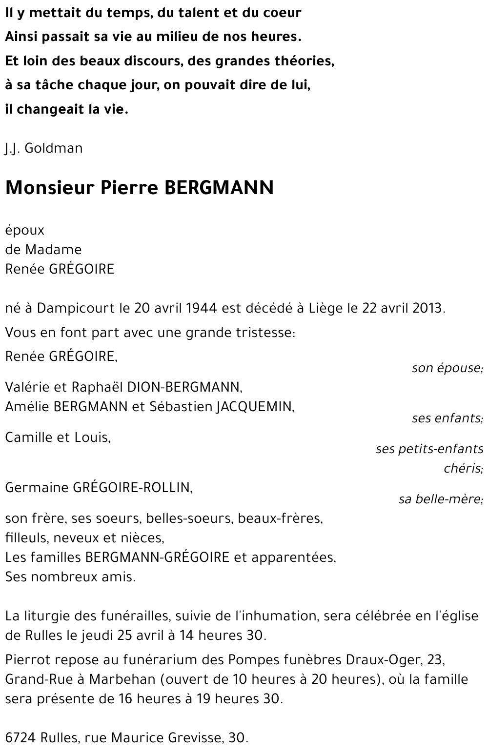 Pierre BERGMANN