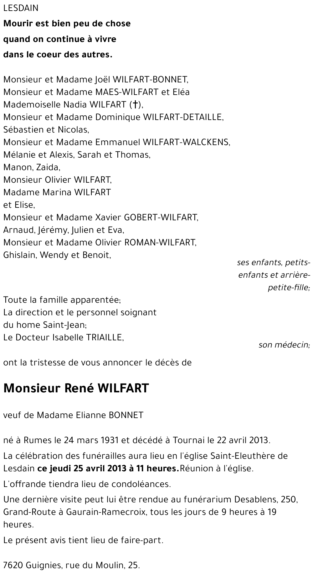 René WILFART