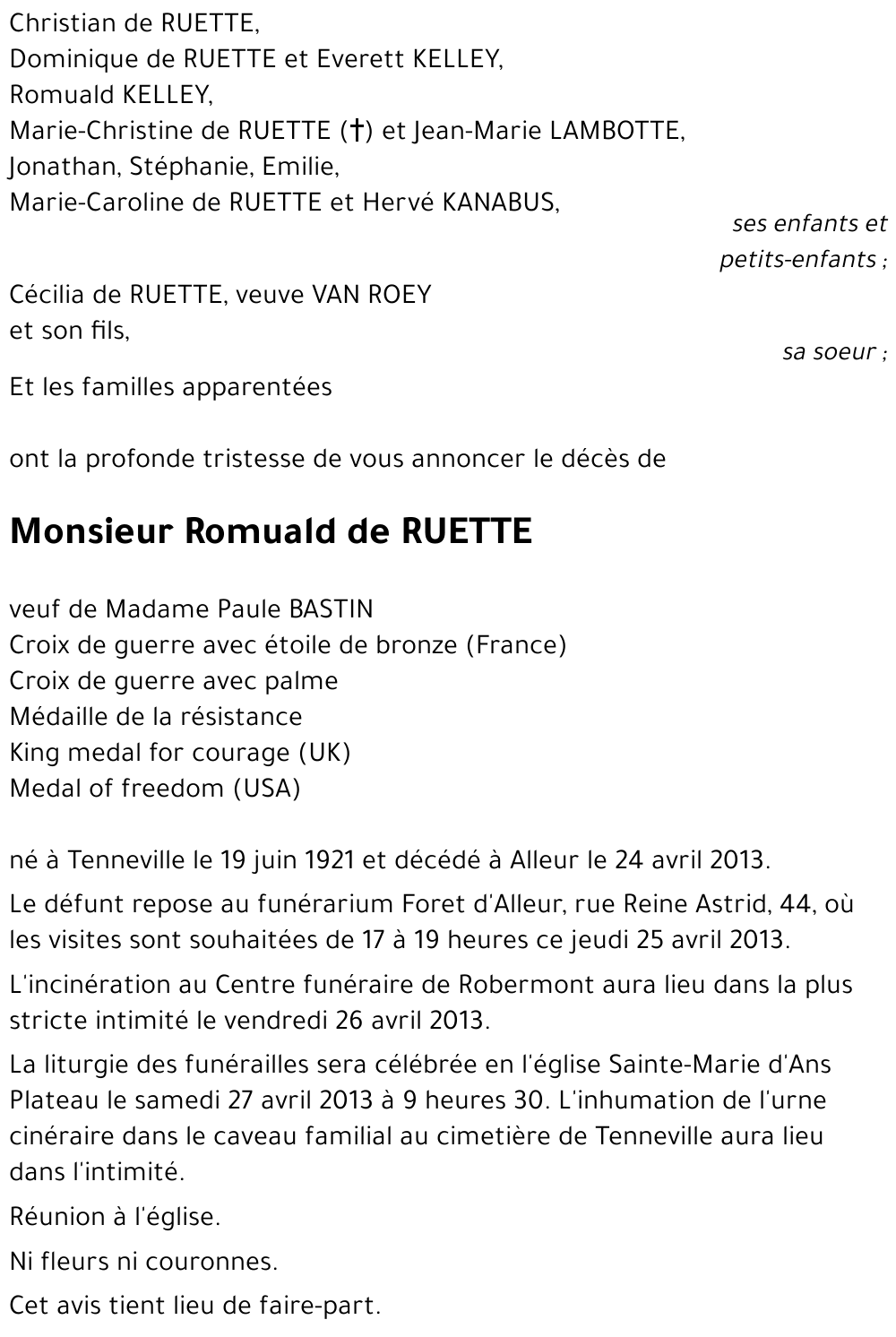 Romuald de Ruette