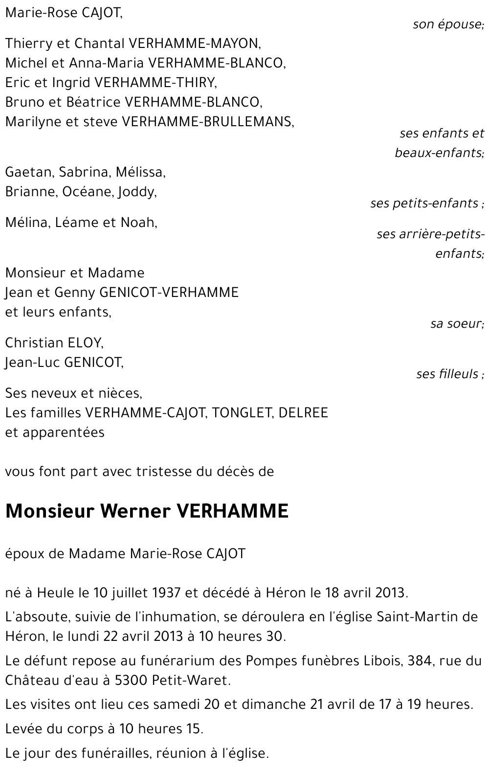 Werner Verhamme