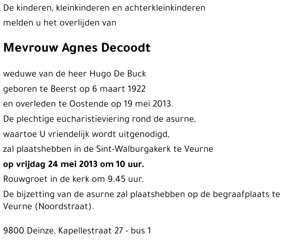 Agnes Decoodt