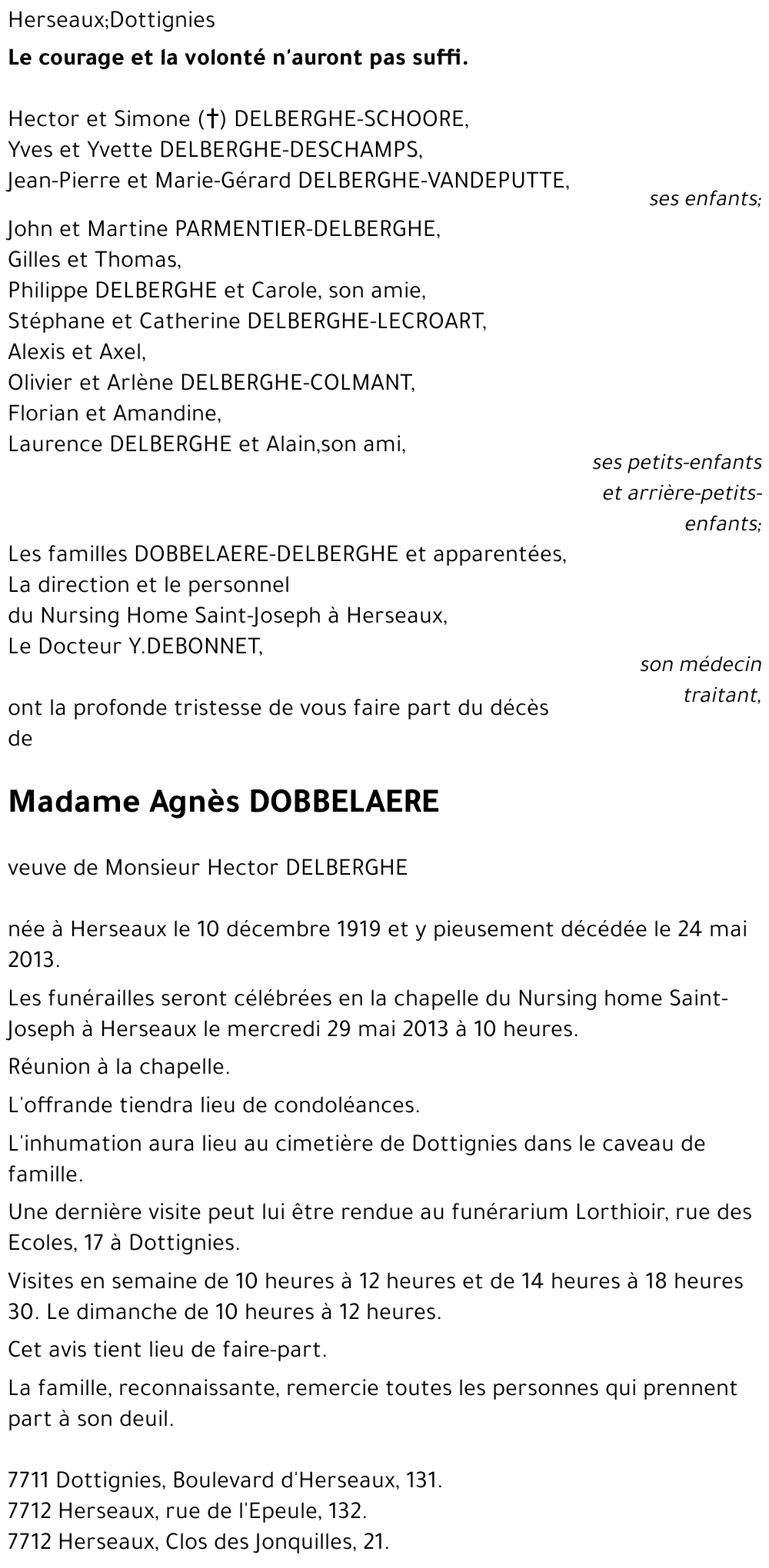 Agnès DOBBELAERE