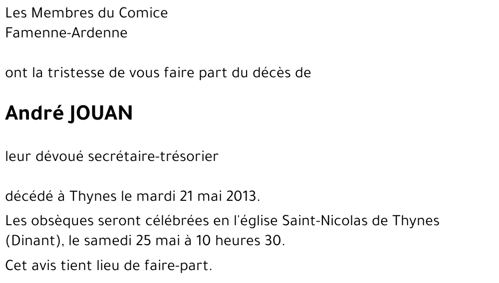 André JOUAN
