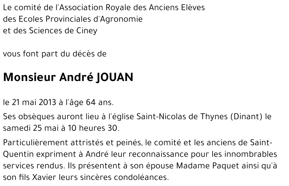 André JOUAN