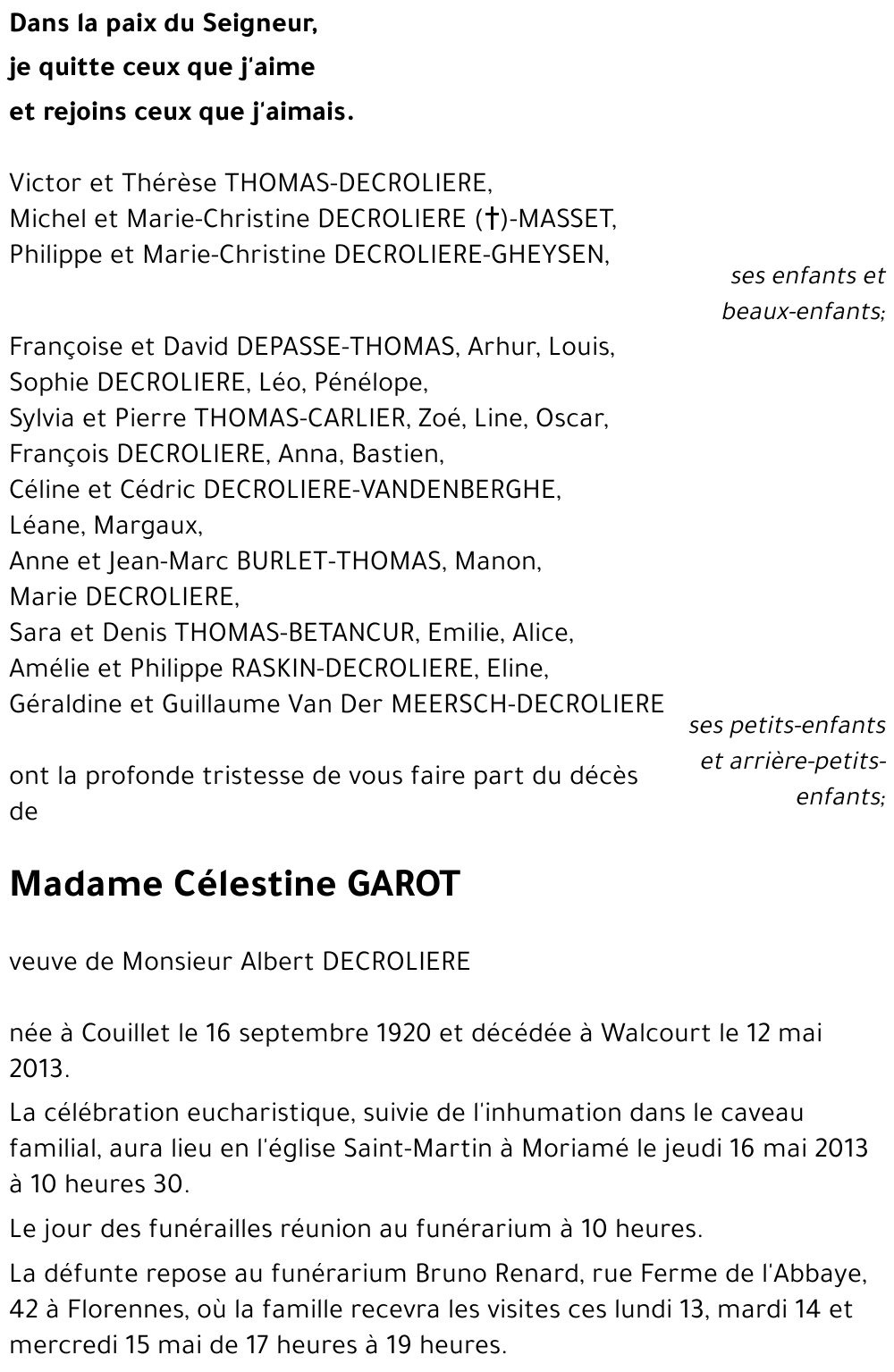 Célestine GAROT