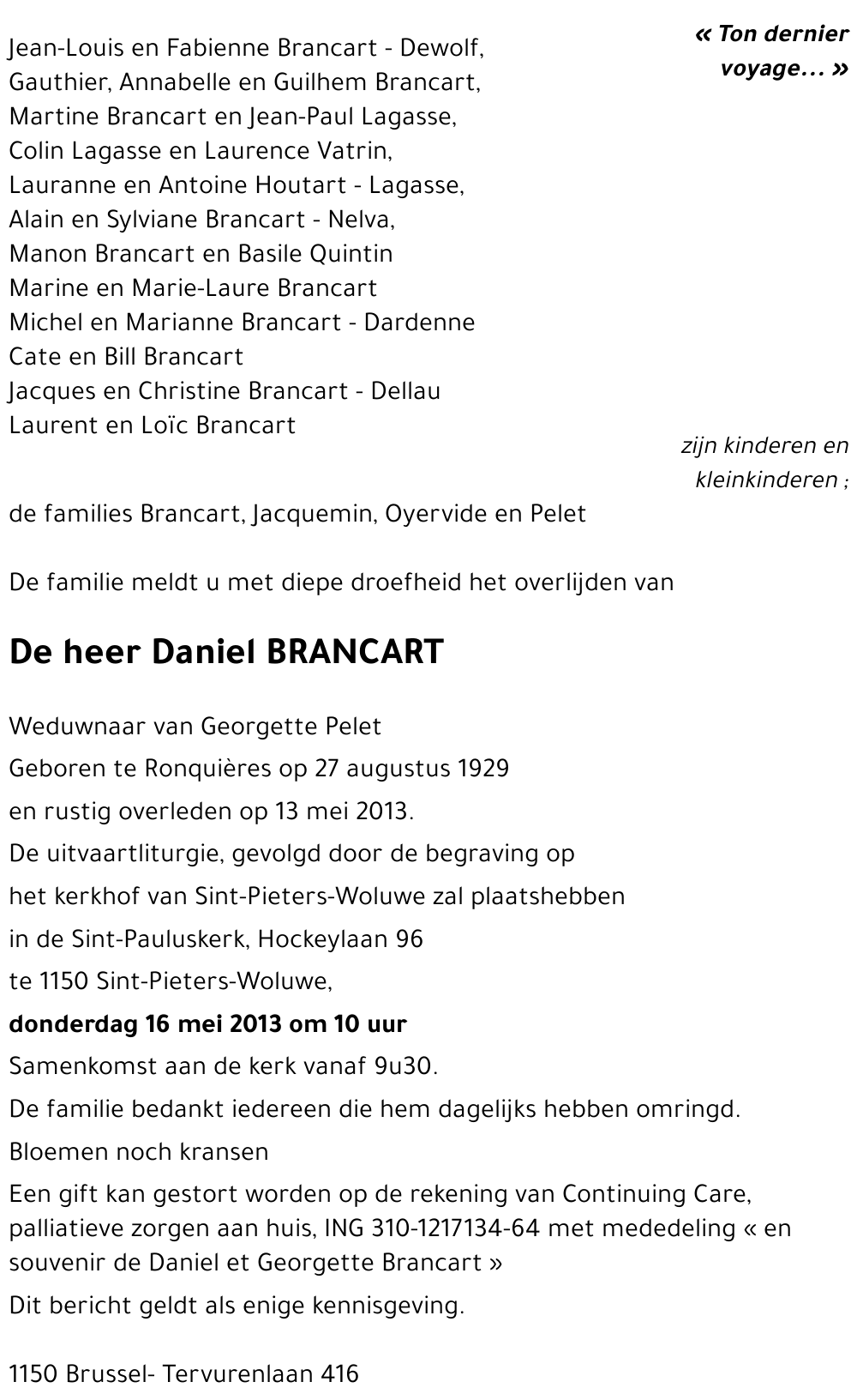 Daniel BRANCART