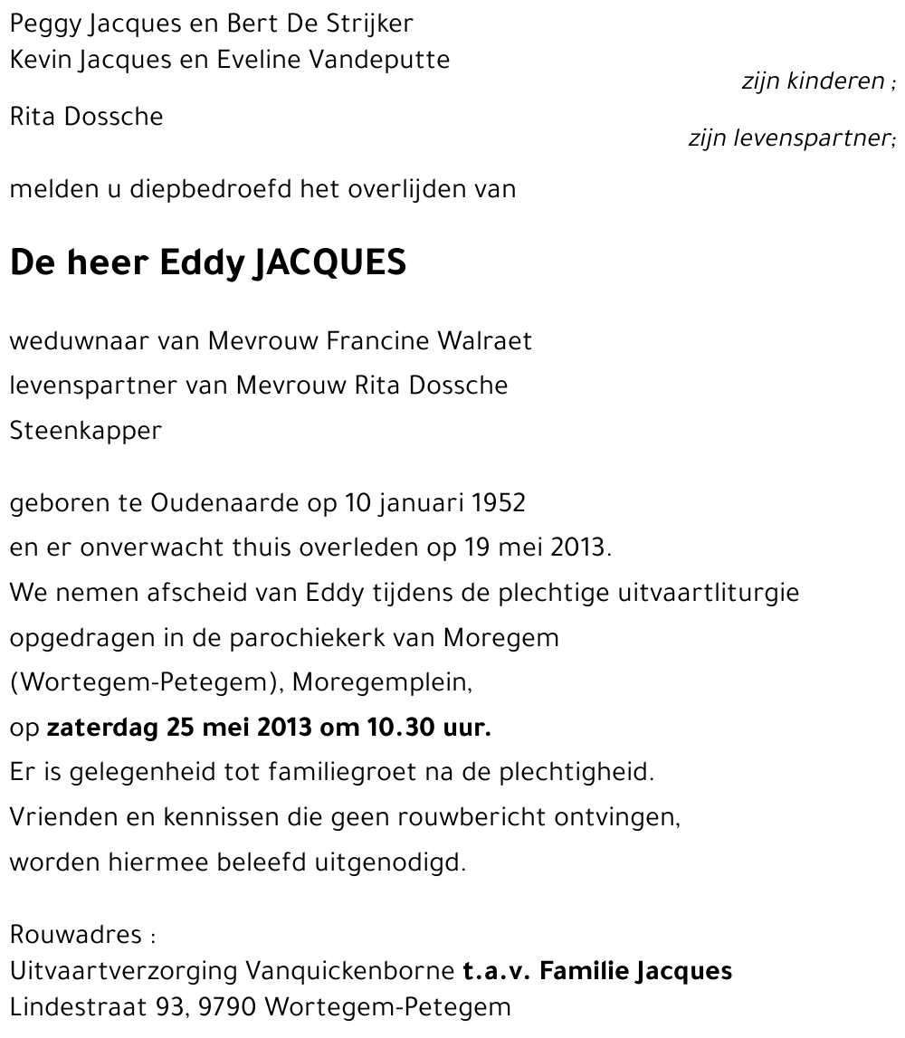 Eddy JACQUES