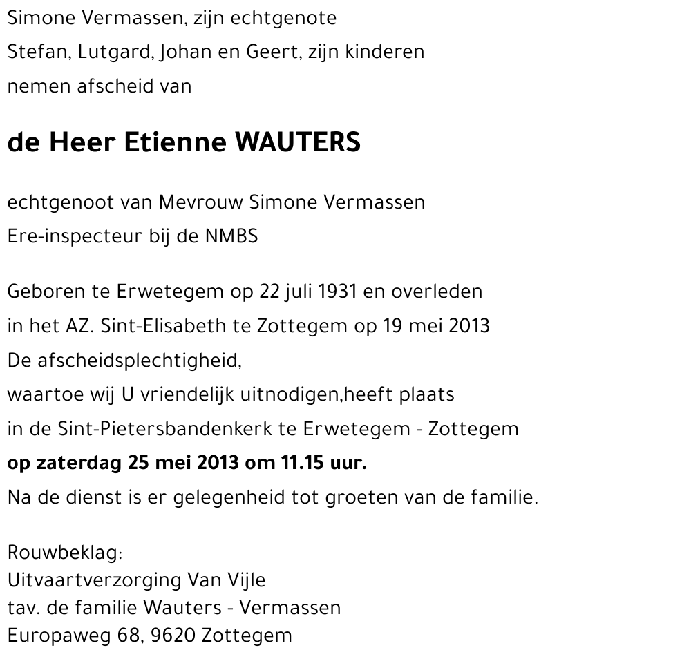 Etienne WAUTERS