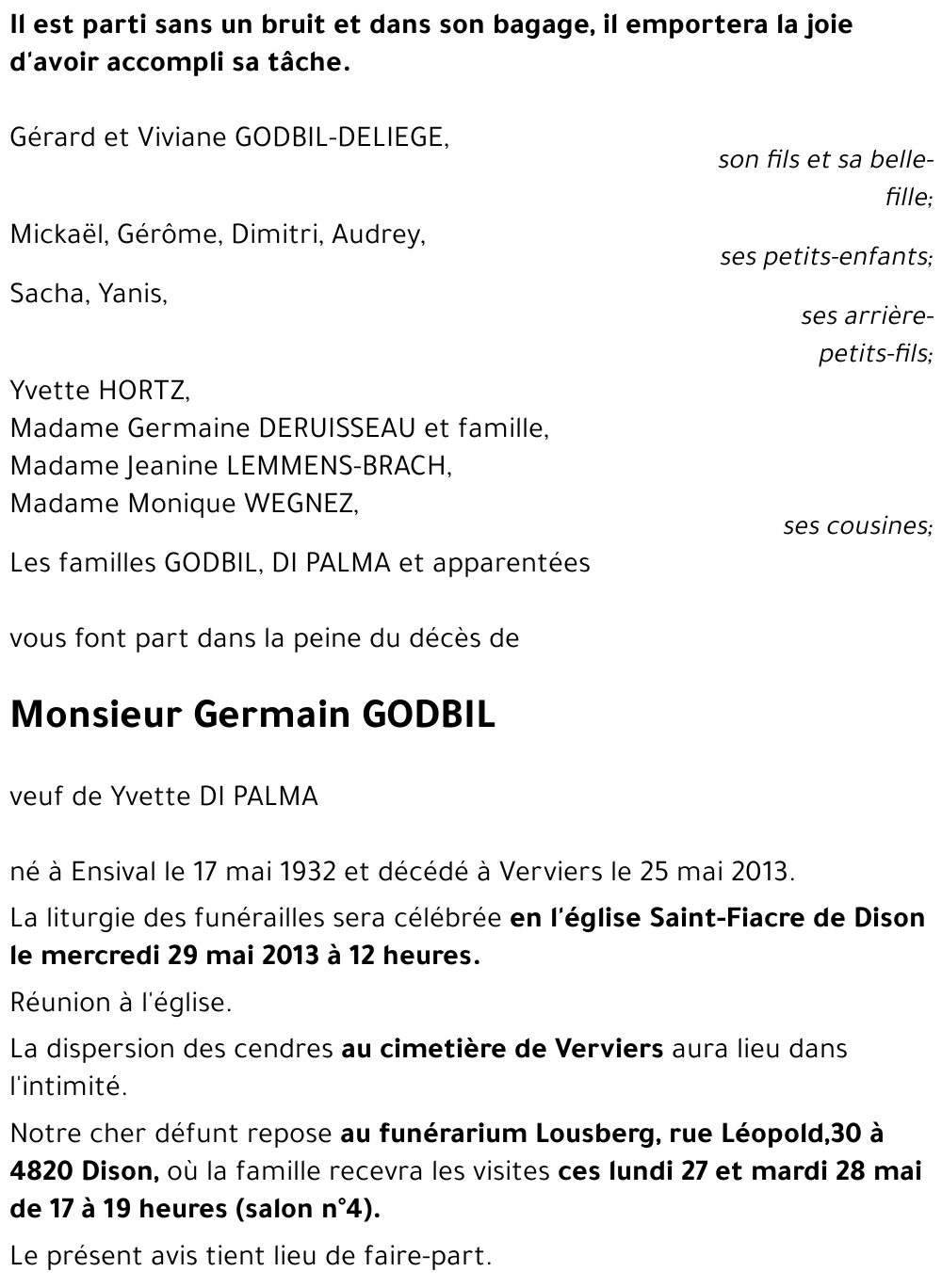 Germain GODBIL