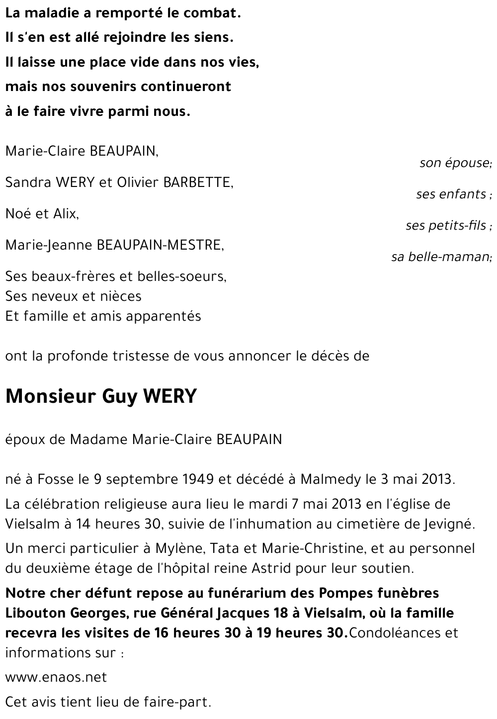 Guy WERY