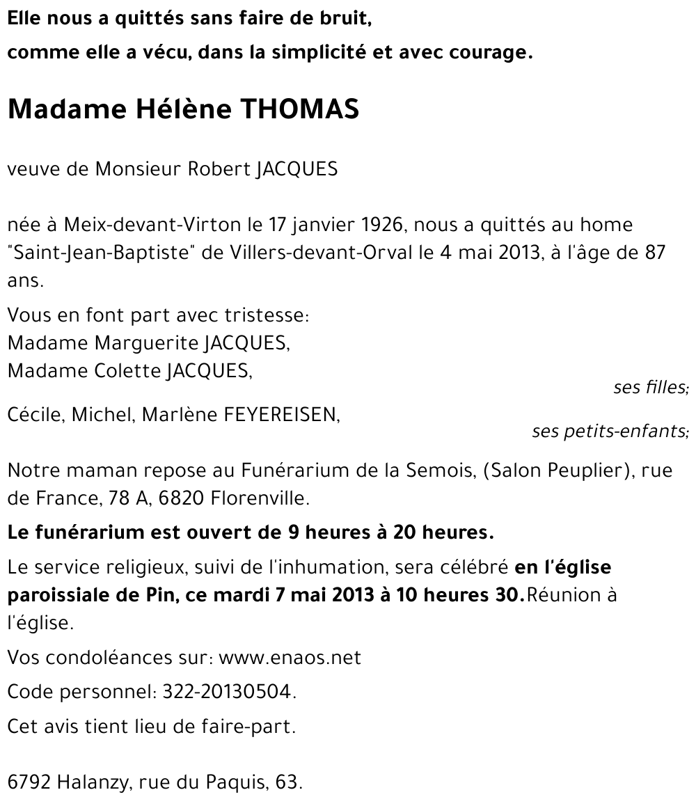 Hélène THOMAS