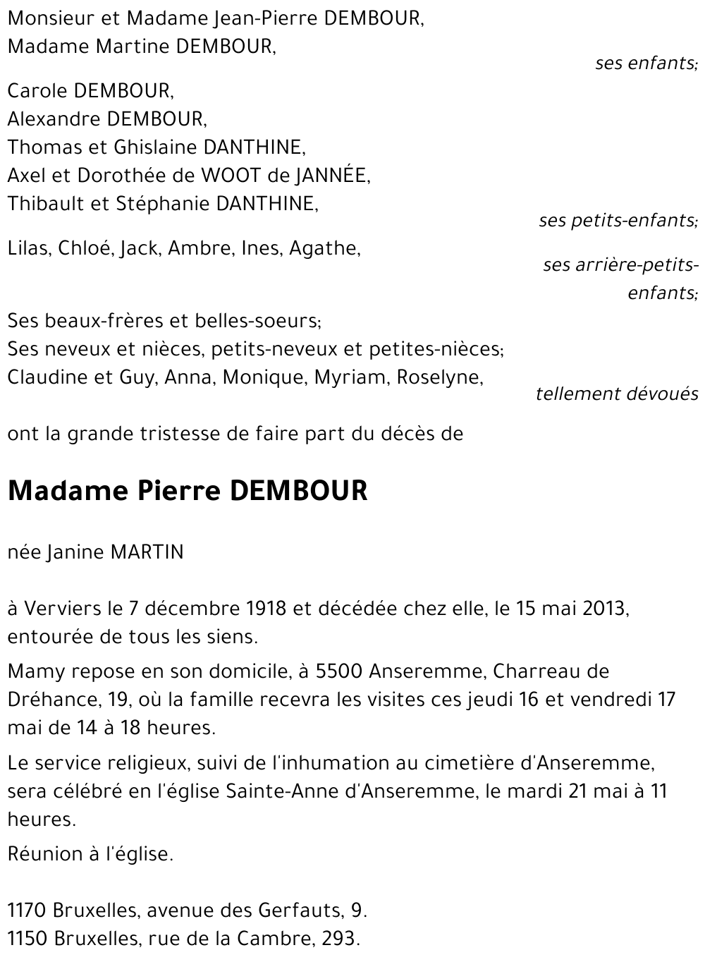 Janine MARTIN