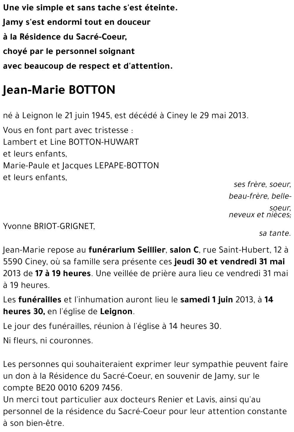 Jean-Marie BOTTON