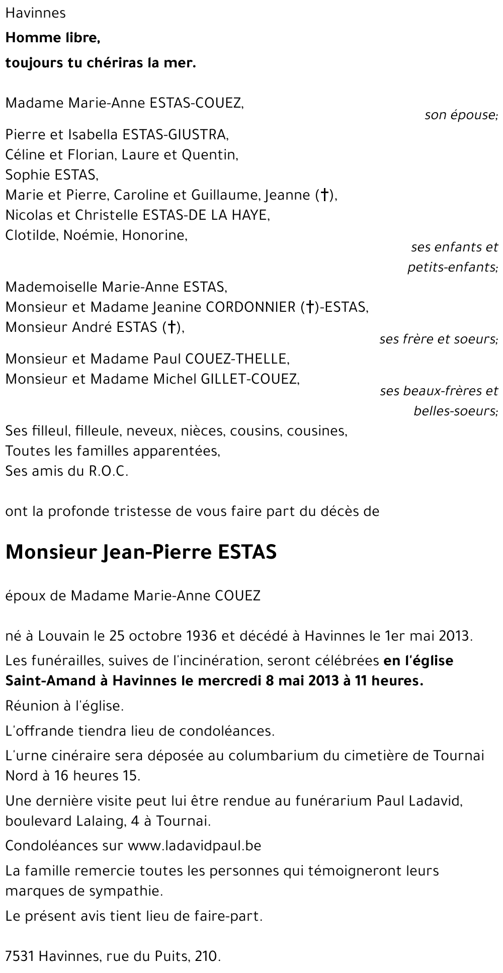 Jean-Pierre ESTAS