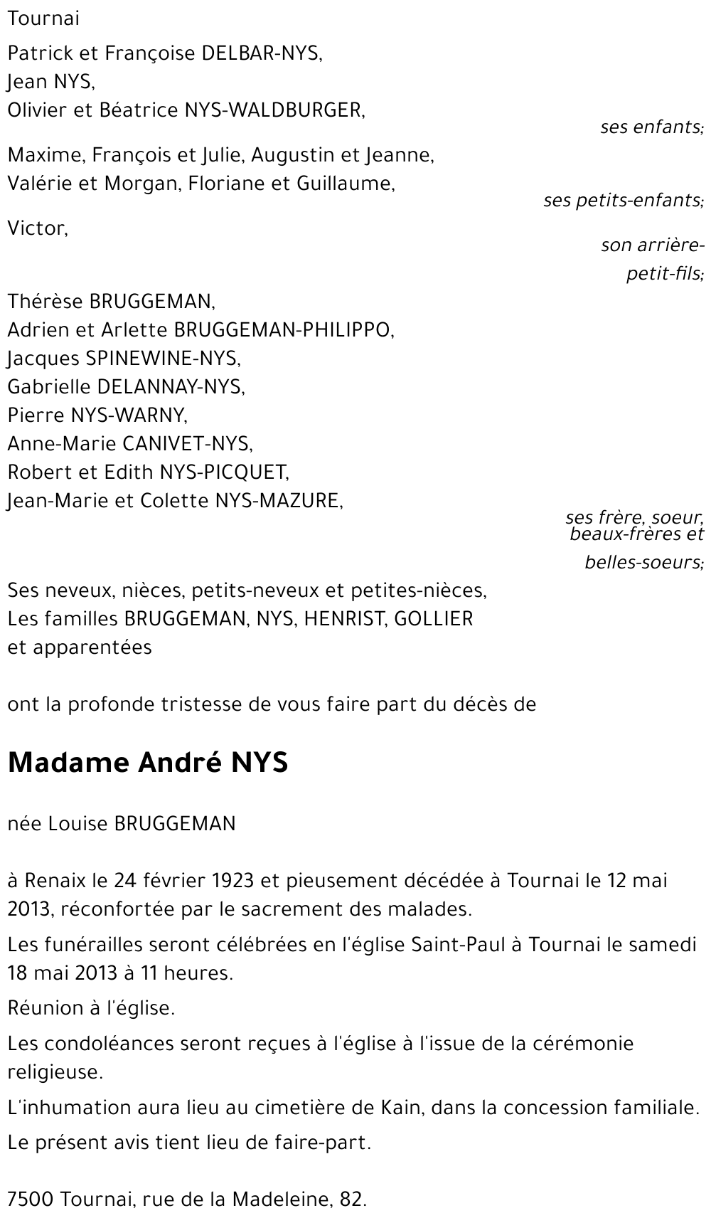 Louise BRUGGEMAN