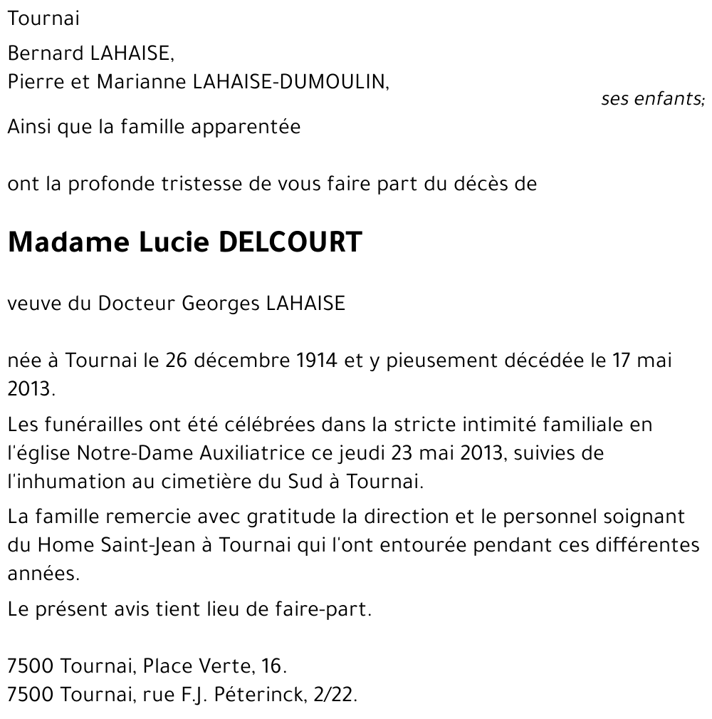 Lucie DELCOURT