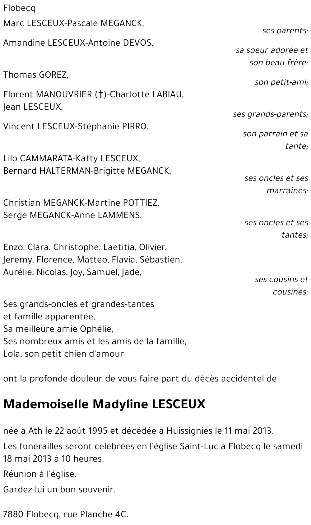 Madyline LESCEUX