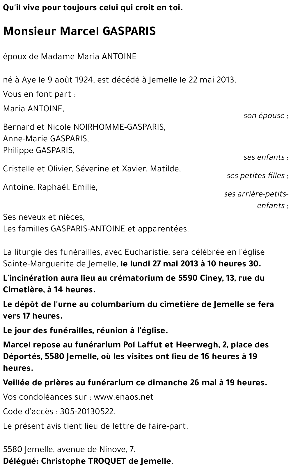 Marcel GASPARIS