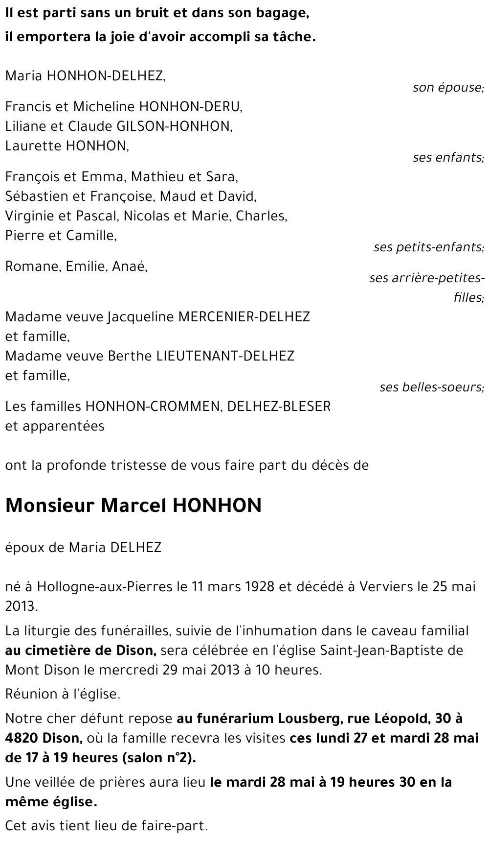 Marcel HONHON