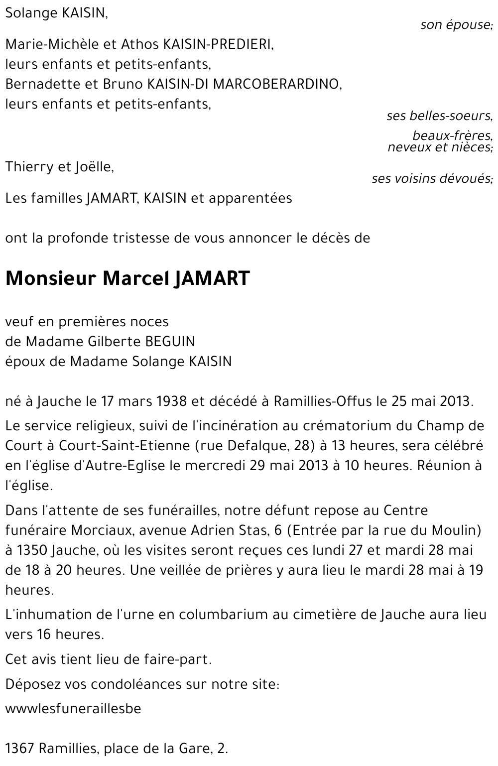 Marcel JAMART