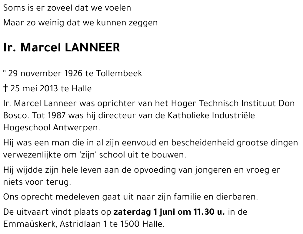 Marcel LANNEER