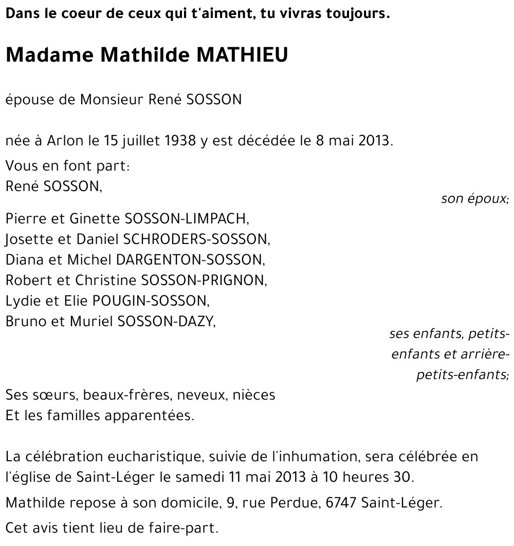 Mathilde MATHIEU