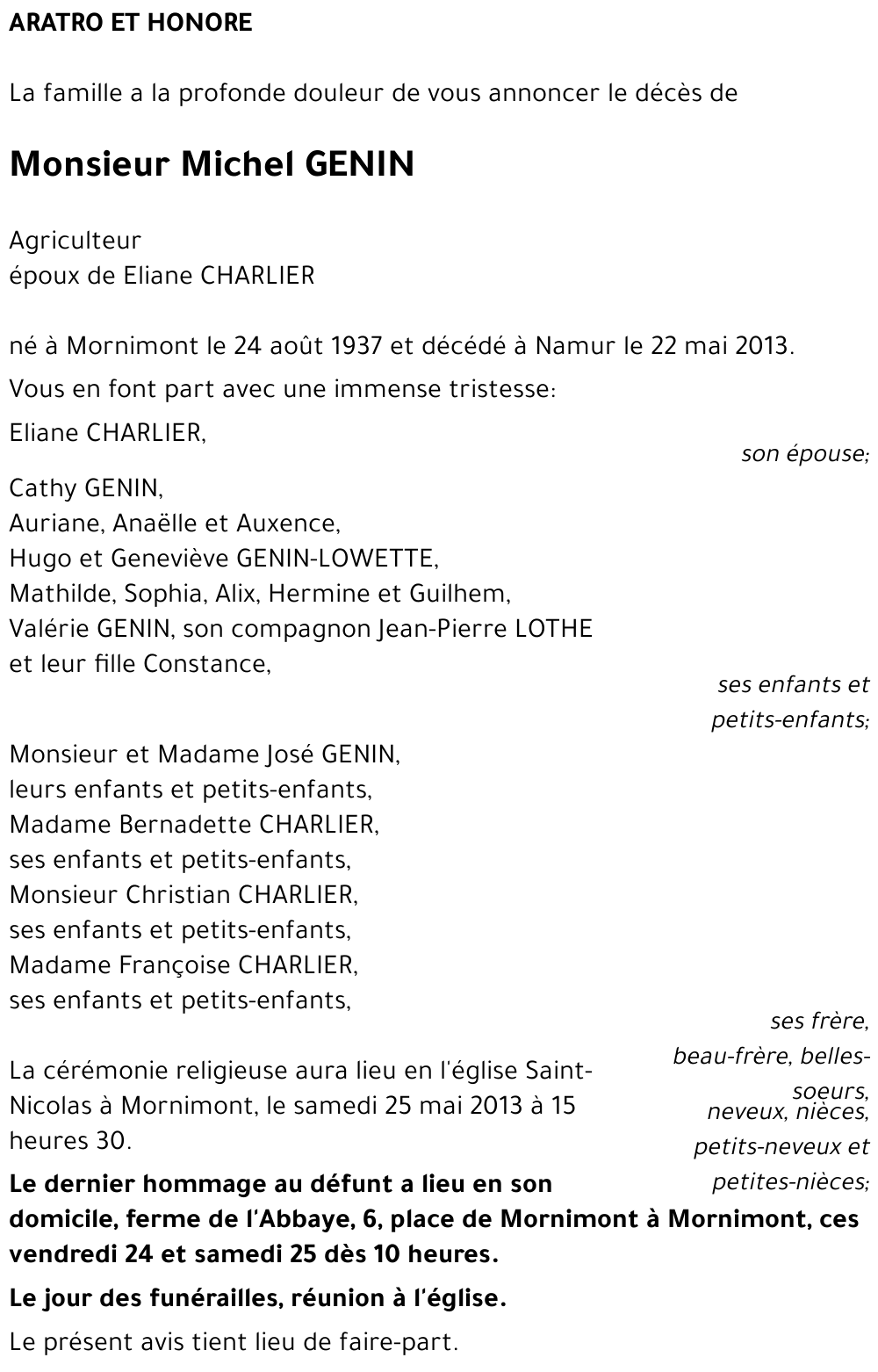 Michel GENIN