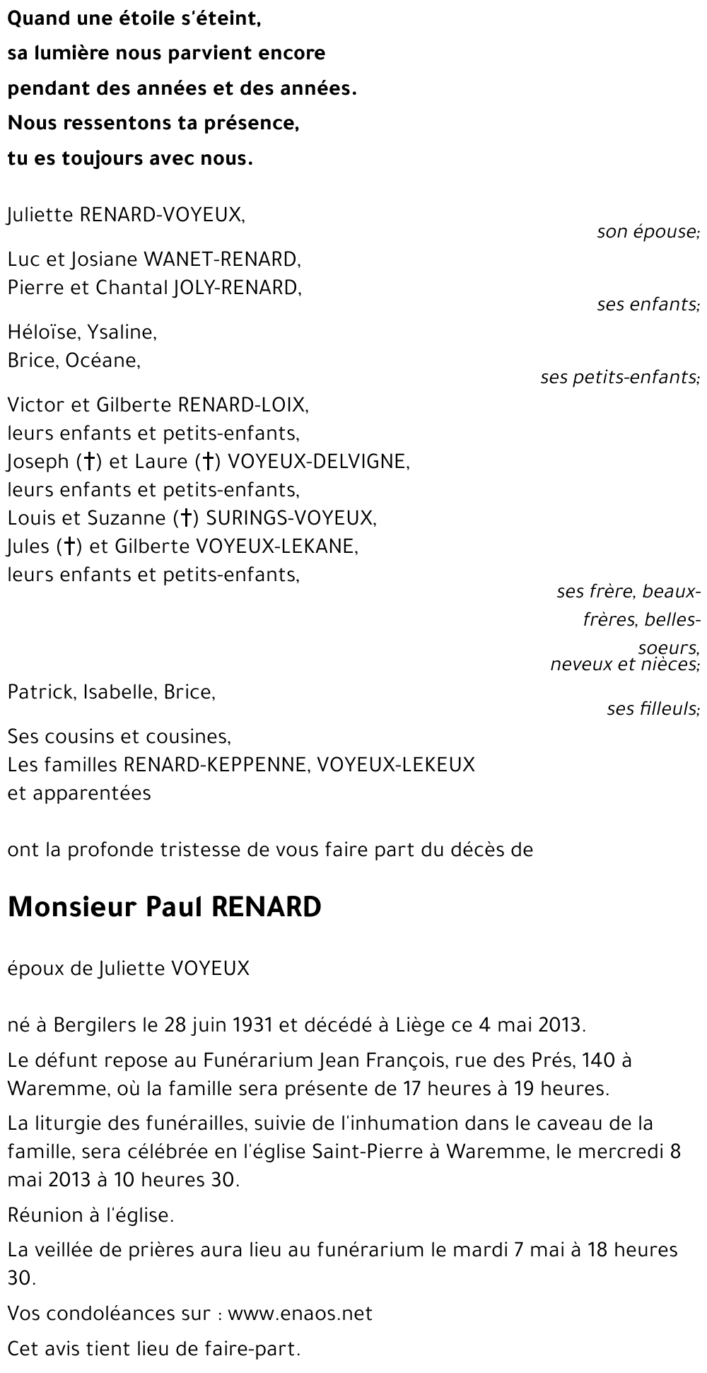 Paul RENARD