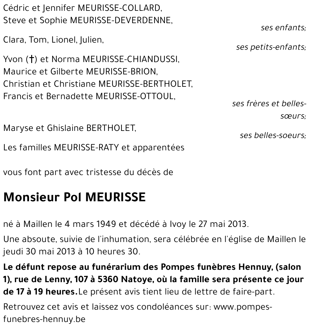 Pol MEURISSE