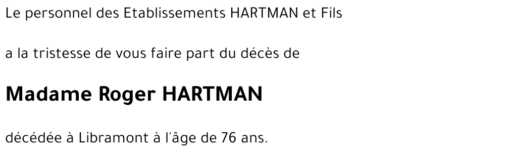 Roger HARTMAN