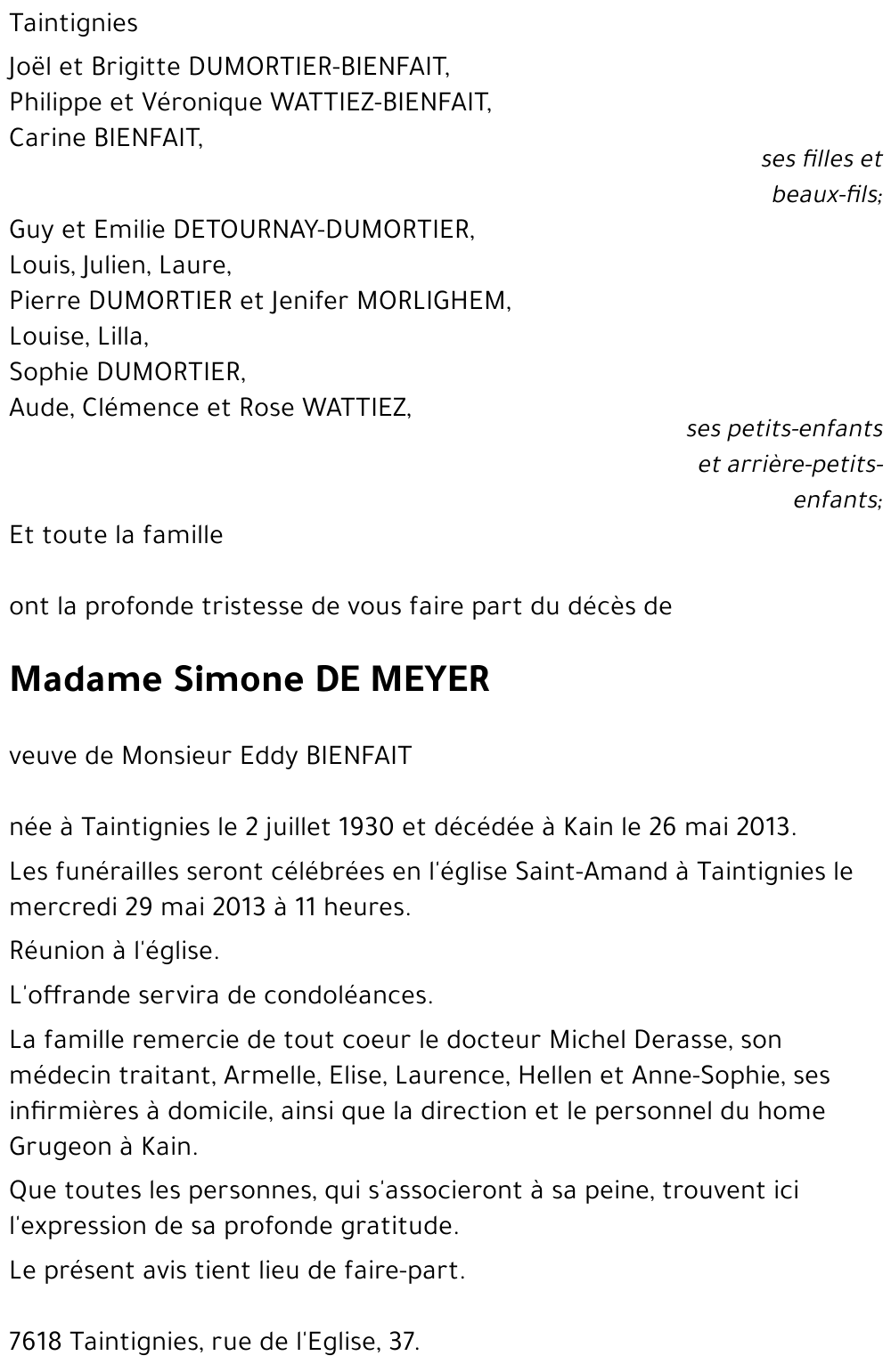 Simone DE MEYER