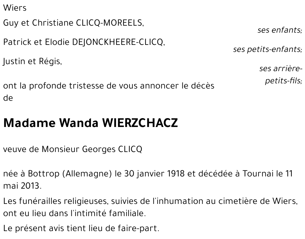 Wanda WIERZCHACZ