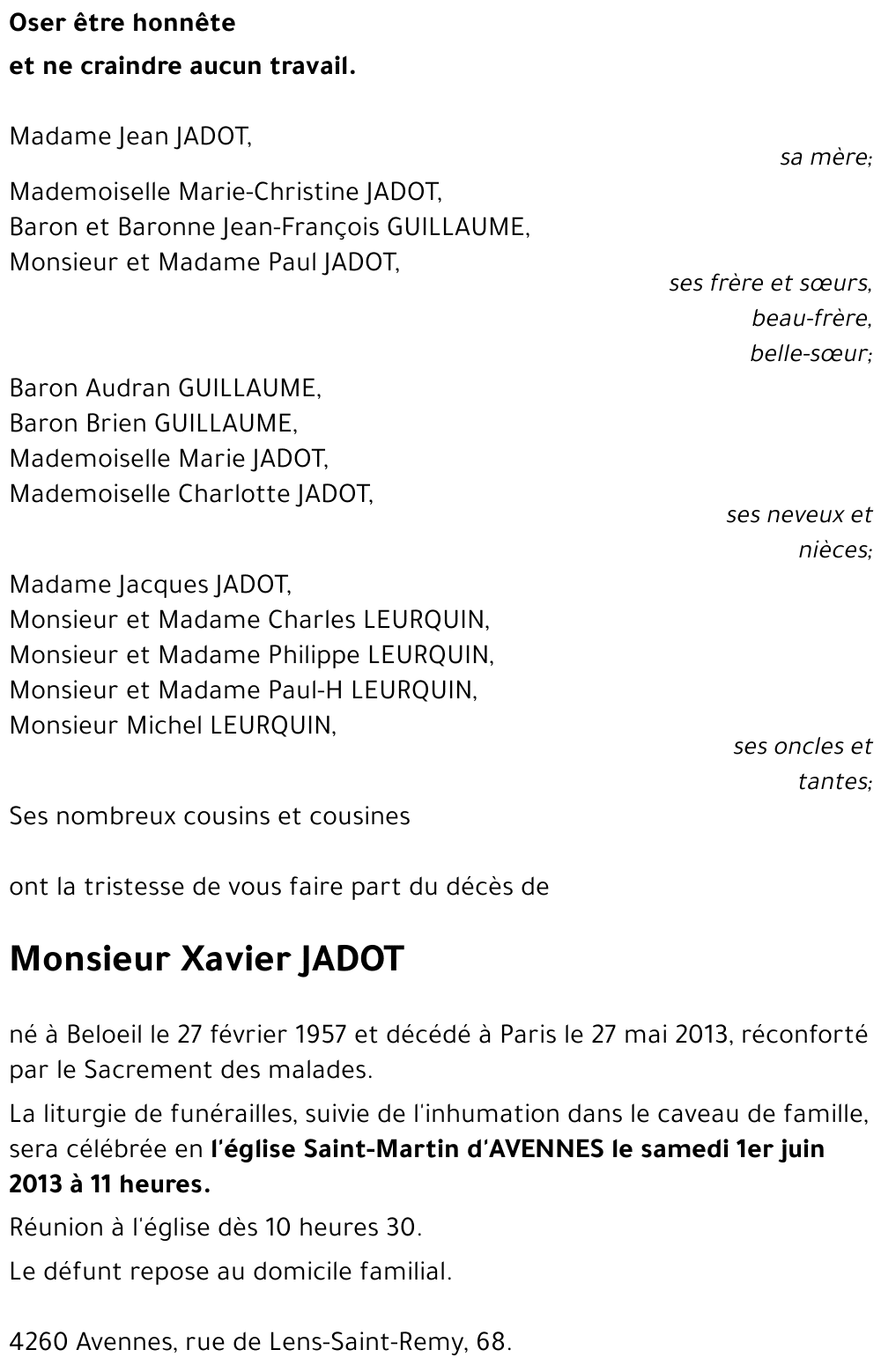 Xavier JADOT