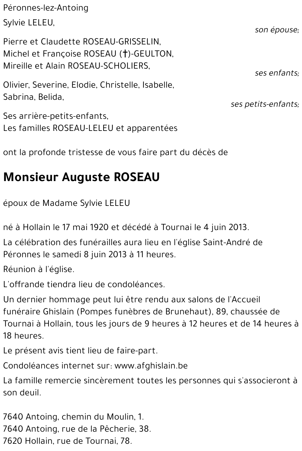 Auguste ROSEAU