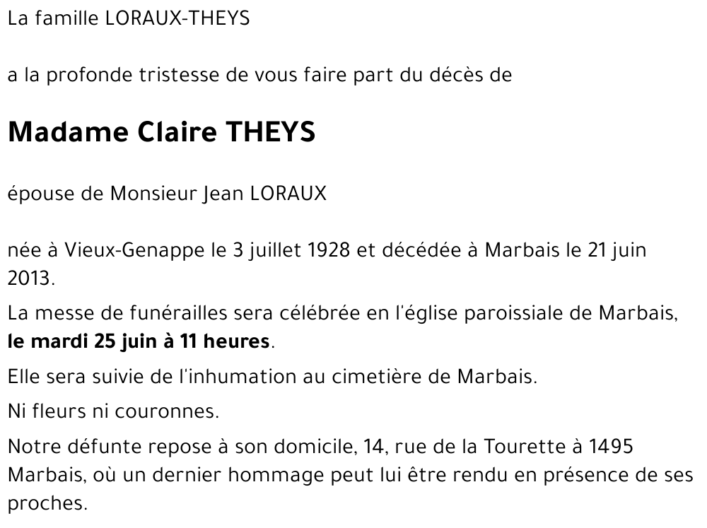 Claire THEYS