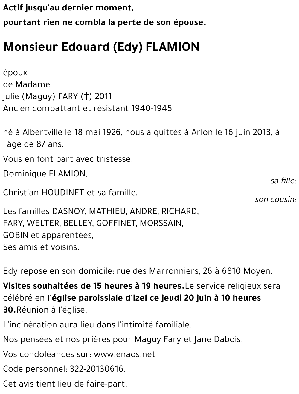 Edouard FLAMION