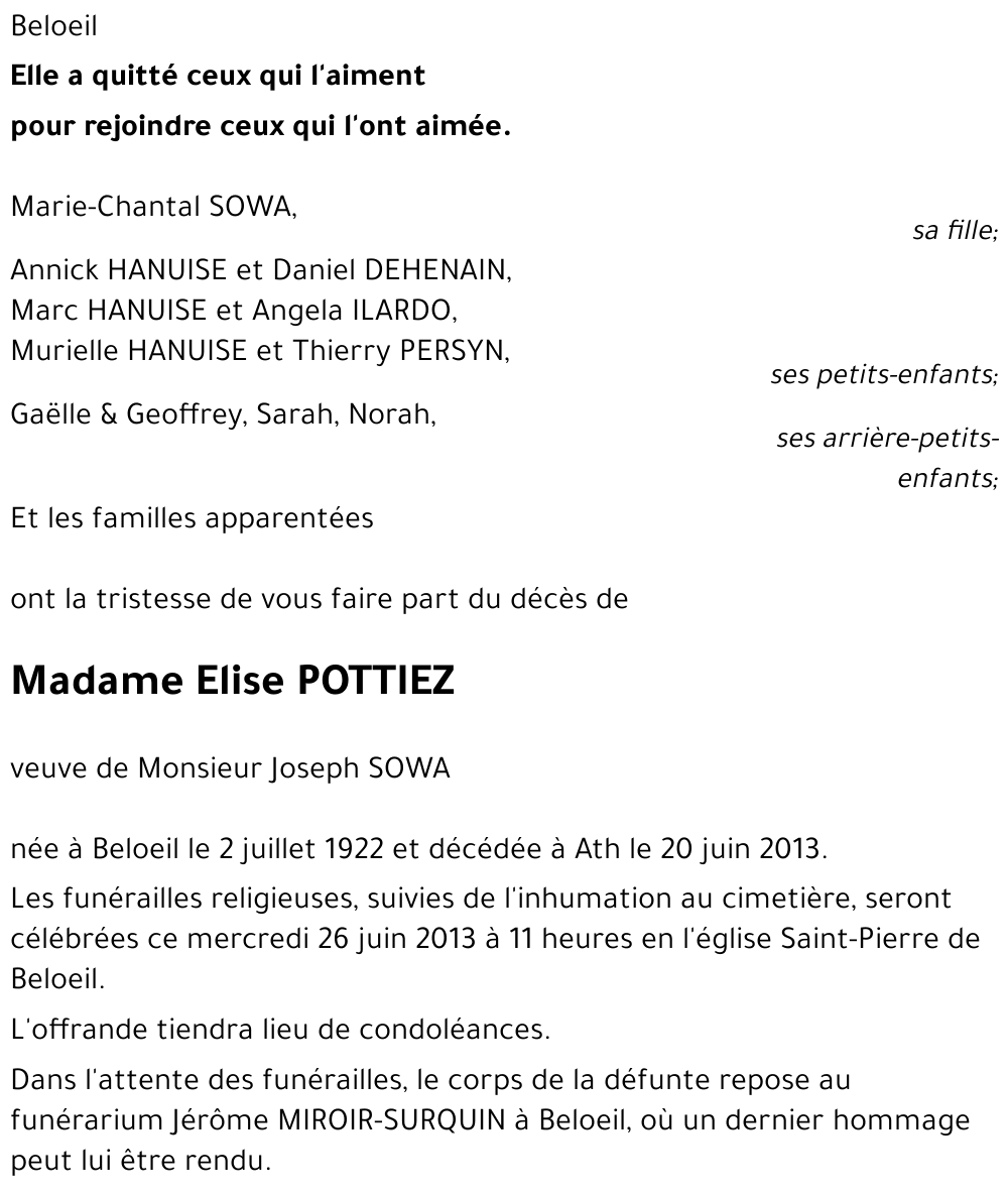 Elise POTTIEZ