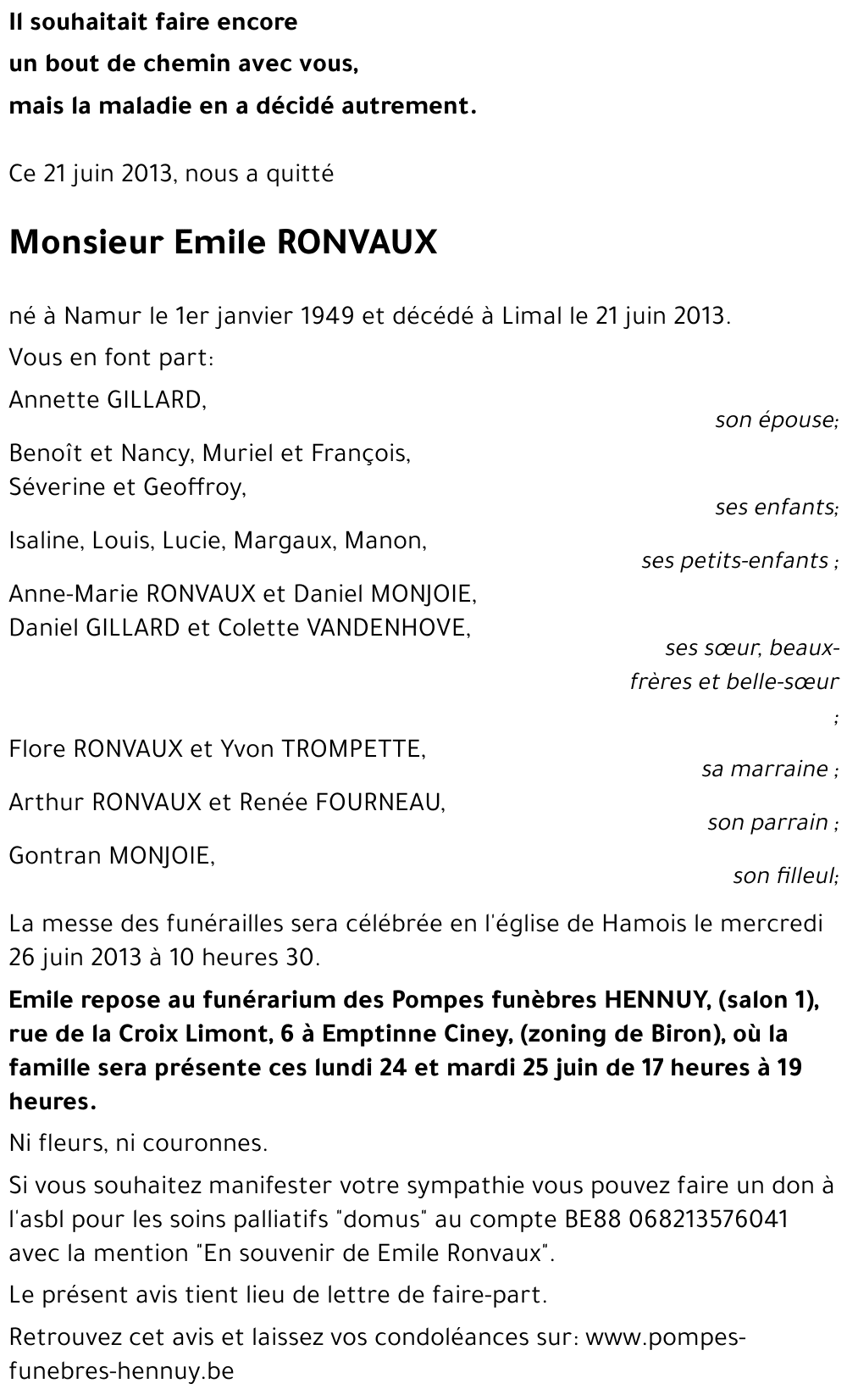 Emile RONVAUX