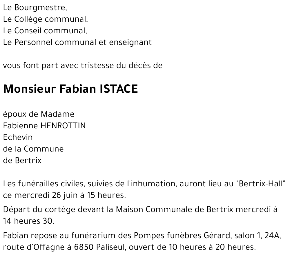 Fabian ISTACE