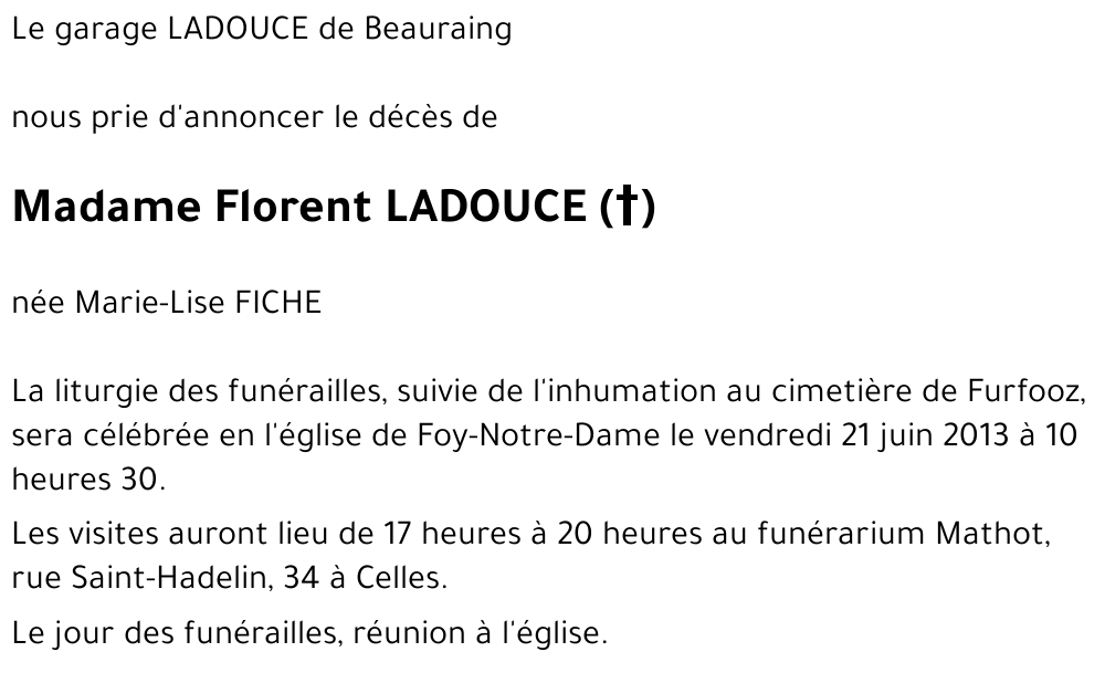Florent LADOUCE ((+))